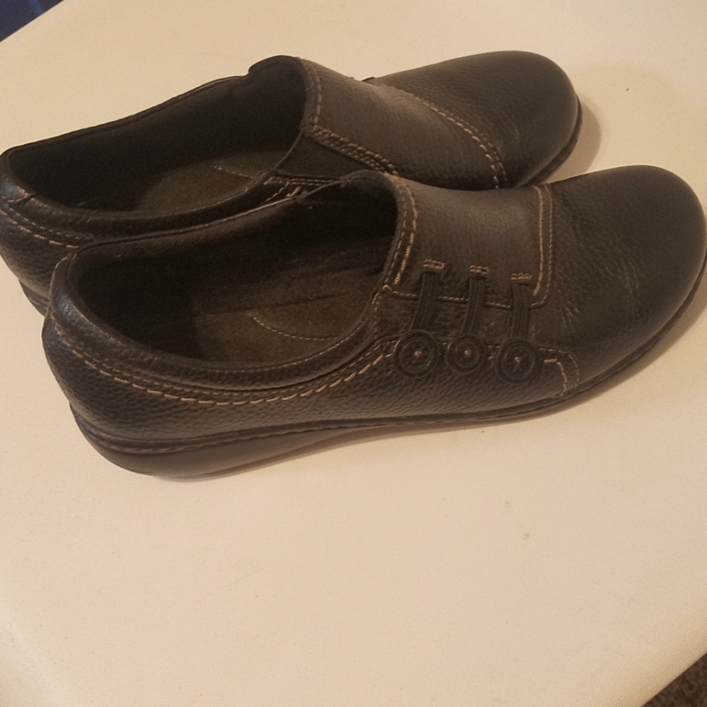 Clark's Soft Cushion Black Casual Shoes Size 10